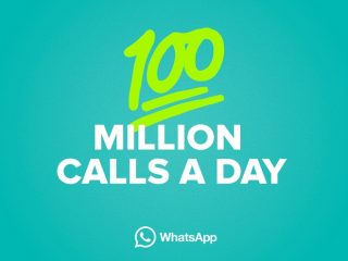 WhatsApp enregistre 100 Millions d'appels téléphoniques par jour