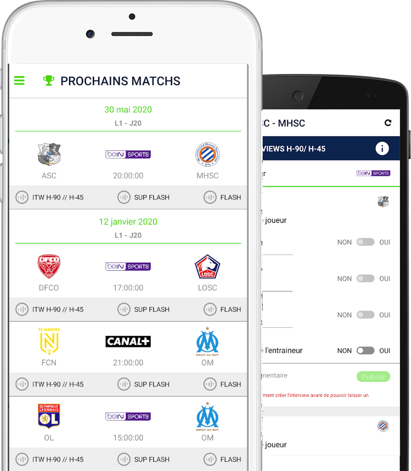 mobile footer